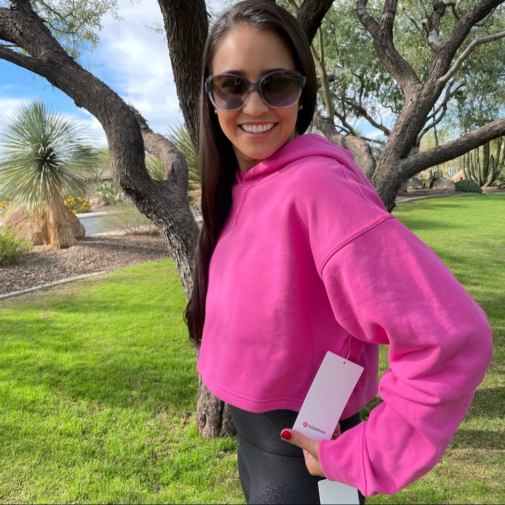 Lululemon All Yours Cropped Hoodie
